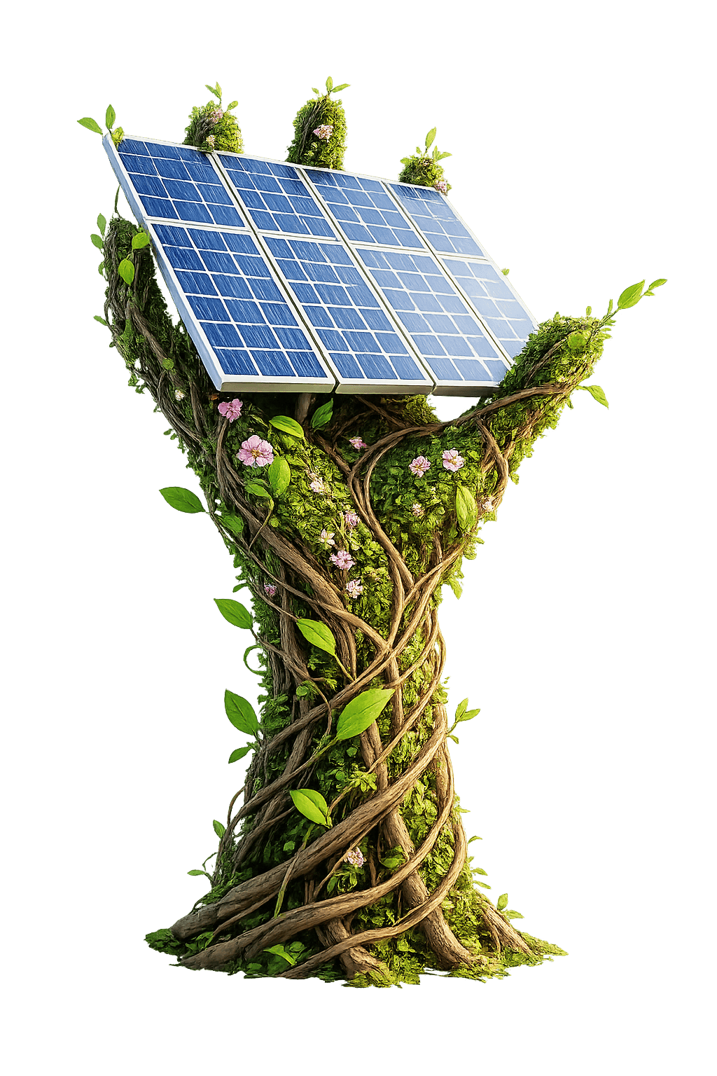 Solar panel tree – powering every space sustainably